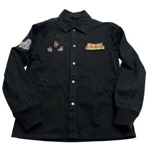 Opening Ceremony Love Stings Coach Jacket In Black